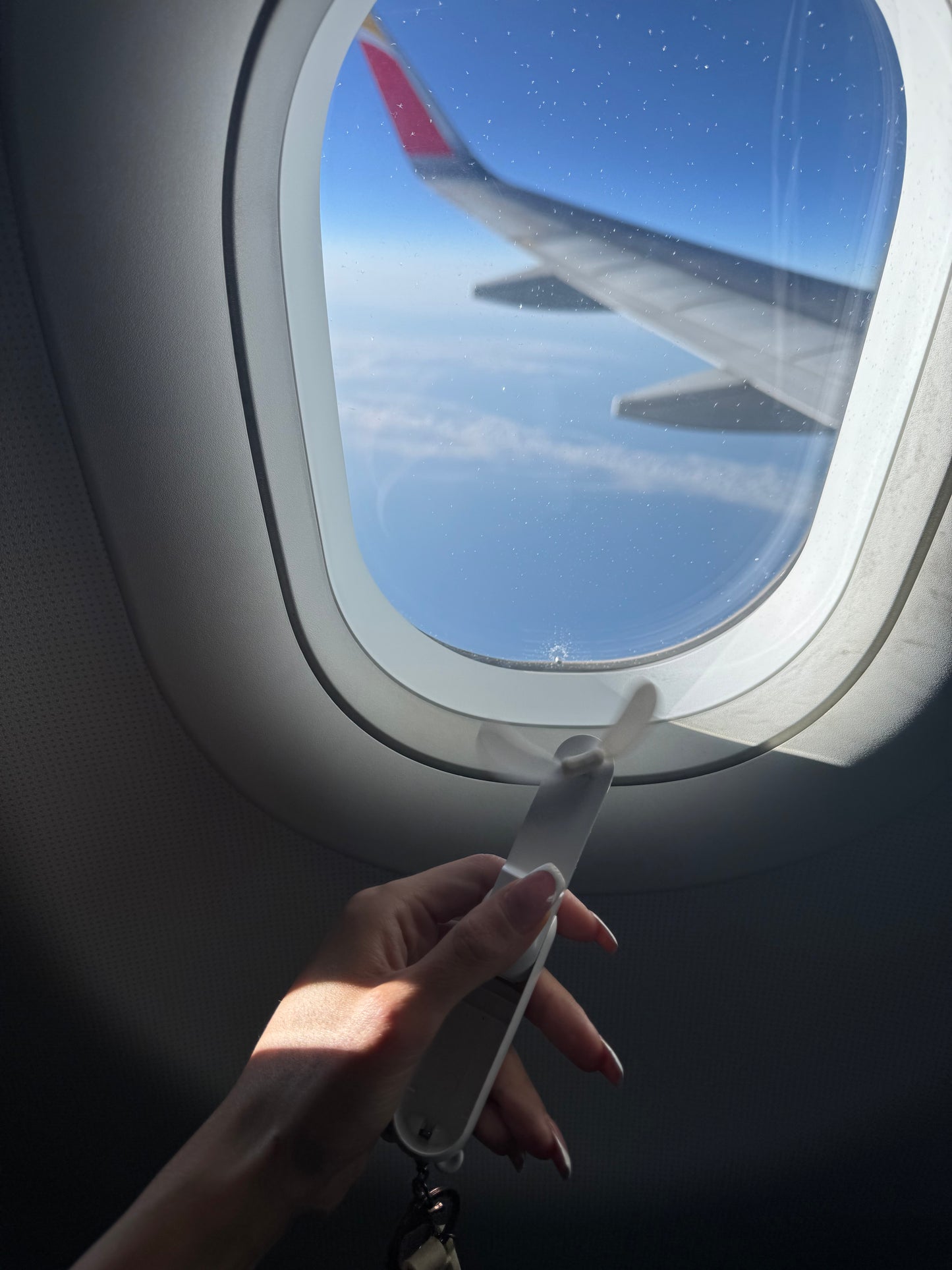 Mini Pocket Fan with Flashlight