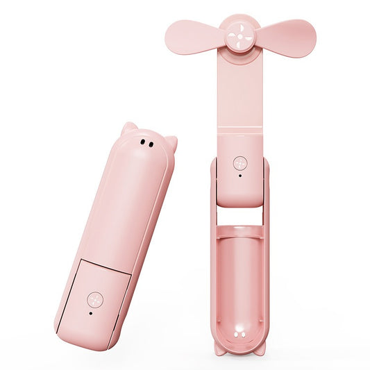 Handheld Fan with built in USB Charger Powerbank