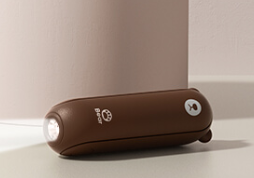 Mini ventilatore tascabile con torcia