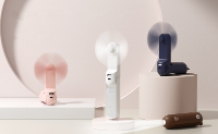 Mini Pocket Fan with Flashlight